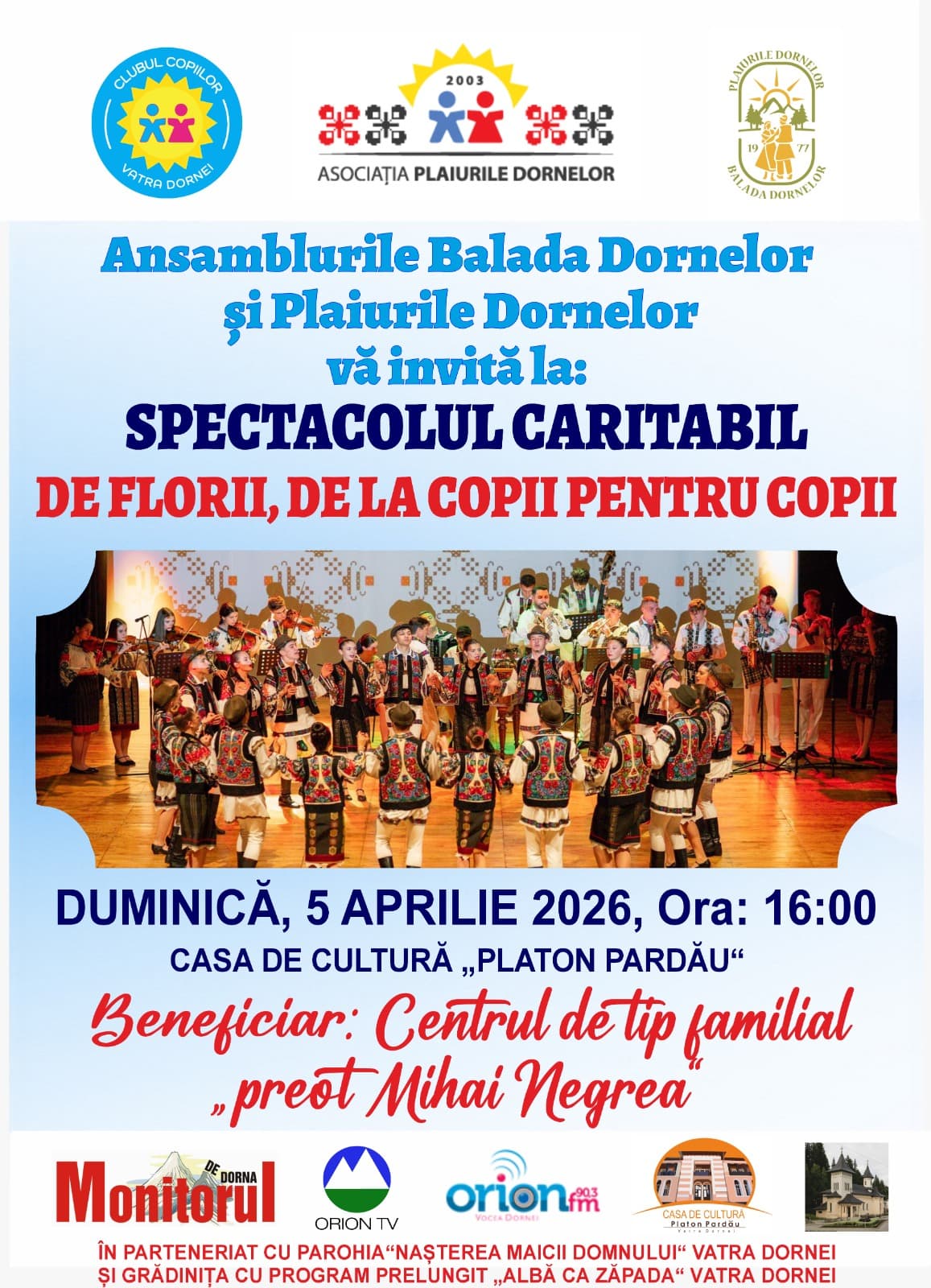 Împreună schimbăm destine – Spectacol caritabil