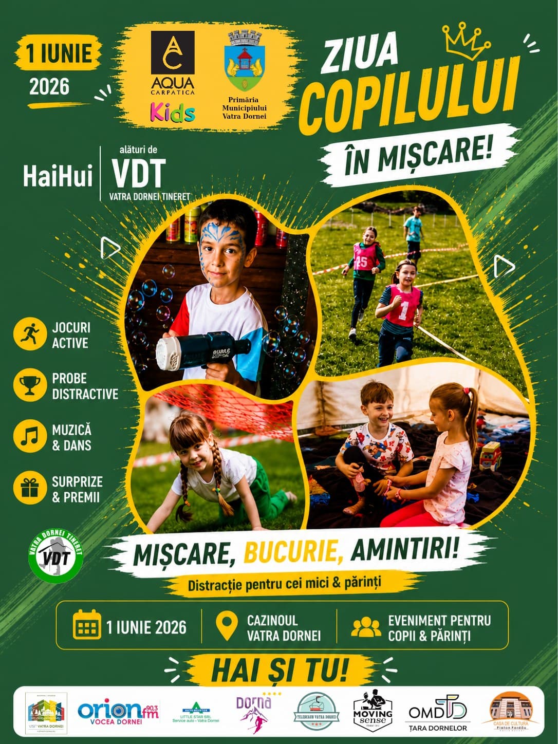 1 Iunie – Ziua Copilului în mișcare